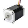 STEPPERONLINE Nema 23 Stepper Motor 2.83Nm 4A 8-Wire 6.35mm Dual Shaft CNC Mill Lathe Router