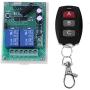 Calvas Garden Door Motor Smart Remote Control Switch DC 24V 10A 2CH RF Wireless Remote Control Switch System Transmitter Controller