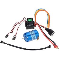 Jimi New 60A Sensored Sensorless Brushless ESC Electronic Speed Controller & 540 13.5T Sensored Brushless Motor for 1/10 RC Car