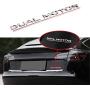 YHCDSEA Model 3 Y Dual Motor Badge Emblem Sticker Plaid Decor Compatible for Tesla Model 3 Y X S Accessories (Dual Motor-Silver)