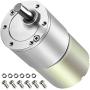 PLUMIA DC 12V 300RPM Gear Motor Eccentric Output Shaft 37mm Diameter Gearbox High Torque Electric Micro Speed Reduction Geared Motor