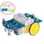 D2-1 DIY Kit Intelligent Tracking Line Smart Car Kit TT Motor Electronic DIY Kit Smart Patrol Automobile Parts DIY Electronic