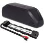Jieoto Electric Bike Batteries 36V 10AH 13AH 15AH 18AH 21AH 27AH E-Bike Battery Lithium Battery Pack with 2A Charger and BMS Protection Board for 250W~1200W Battery Bike Motor