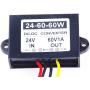 KNACRO DC 60V 1A DC 24V Step up to 60V Converter Regulator 1A 60W Power Supply Adapter for Motor Car Truck Vehicle Boat Solar System etc.(Accept DC 18V-36V Inputs)