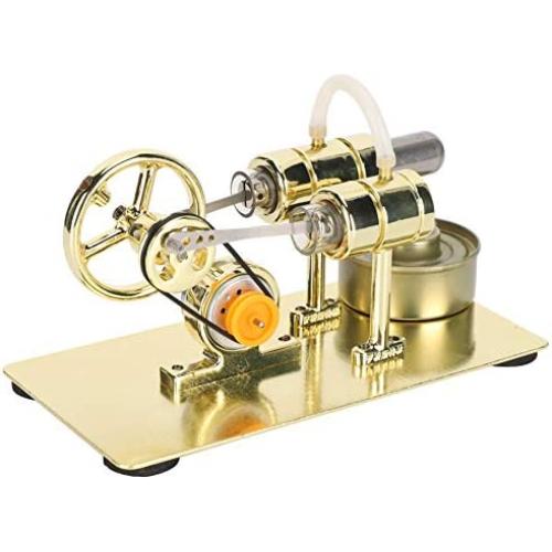 Stirling Engine Model, External Combustion Stirling Engine Motor Model Physics Science Education Toys