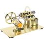Stirling Engine Model, External Combustion Stirling Engine Motor Model Physics Science Education Toys