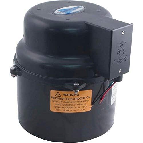 Air Supply 6320220F 2 HP 240 Volt 4.5 Amp Silencer Portable Pool Spa Air Blower