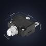 Thermal Overload Protector, AC 125/250V Push Reset Button Circuit Breaker Protector(10A)