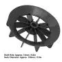 Ladieshow Small Air Compressor Fan Blade Direct‑on‑Line Motor 14mm Shaft 150mm Outer Diameter Ball Type