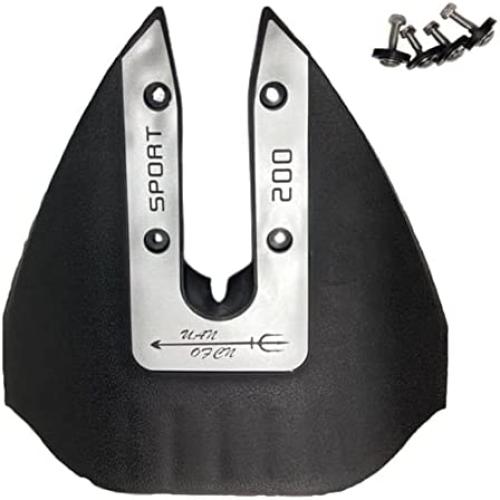 XR Marine Sport-200 Whale Tail Hydrofoil Stabilizer For Boat Outboards / SternDrives 9.9-300HP With Premium Black Plastic