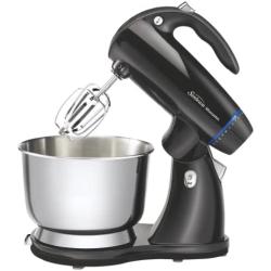 Sunbeam 2594 350-Watt MixMaster Stand Mixer with Dough Hooks and Beaters, Black