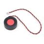 Sound Group Small Speaker,Black Red Sound Group Small Speaker for WPL B16/B36K/C14K/C24K RC Car Model Toy Upgraded Accessories(Black + red)