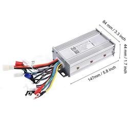 Dilwe Brushless Speed Controller, E-Bike Controller 48V 500W Motor Speed Brushless Controller for Electrical Scooter Bicycle
