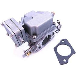 SouthMarine Boat Engine 3G2-03100-1 3G2-03100-2 3G2-03100-3 3G2031001M Carburetor Assy and 3G2-02414-1 3G2024141M Gasket for Tohatsu & for Nissan 9.9HP 15HP 18HP NS M9.9D2 M15D2 M18E2 Outboard Motor