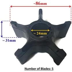 Boat Outboard Motor Water Pump Impeller 17461-90J01 17461-90J00 18-3023 for Suzuki DT 150HP - 225HP DF 90HP - 175HP Boat Motor