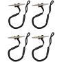 Jranter Bungee Dock Lines, 4 Feet Bungee Shock Cords Bungee Docking Rope Mooring Rope for Boat,PWC,Jet ski,Pontoon,Kayak,Canoe,Power Boat,Watercraft (4 Packs)
