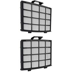 Fette Filter - Replacement Post-Motor Filters Compatible with Shark Vertex DuoClean PowerFin Upright Vacuum. Compare to Part # XHFAZ2000 (2QTY))