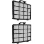 Fette Filter - Replacement Post-Motor Filters Compatible with Shark Vertex DuoClean PowerFin Upright Vacuum. Compare to Part # XHFAZ2000 (2QTY))