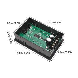 PWM DC Brush Motor Speed Controller 30A 6.5V-55V Digital LCD Cycle Run Stop Timer Generator Driver Module Motor Cycle Timer Motor Equipment Accessories