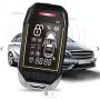 Acteam 2 Way Car Security with Remote Start Car Alarm System with Big LCD Display Remote Starter Turbo Timer Mode Shock Warning 1500M Long Remote Range DC12V