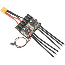 Electric Speed Controller, Aluminum Alloy Heat Sink Dual Drive USB Firmware Update 14-60V Multi Control Mode 150000 EPRM ESC Regulator for Industrial