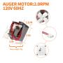 Fire Burn Pot,2.0 RPM Auger Motor,Hot Rod Ignitor,and Grill Induction Fan Kit,Replacement for Pit Boss and Traeger Pellet Grill with Screws and Fuse
