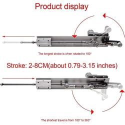 top-tool Reciprocating Cycle Linear Actuator Gear Adjustable Telescopic Motor DIY Motor with Speed Controller Stroke 2-8CM (DC 12V, 45RPM)