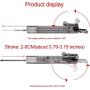 top-tool Reciprocating Cycle Linear Actuator Gear Adjustable Telescopic Motor DIY Motor with Speed Controller Stroke 2-8CM (DC 12V, 90RPM)