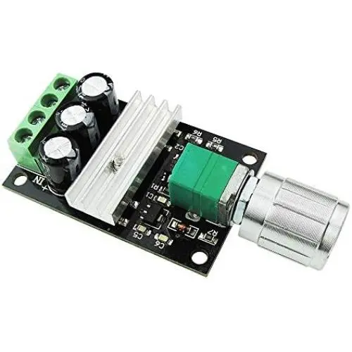 Contrôleur de vitesse PWM 1 pièce 6V 12V 24V 28V DC 3A 80W avec Potentiomètre Réglable