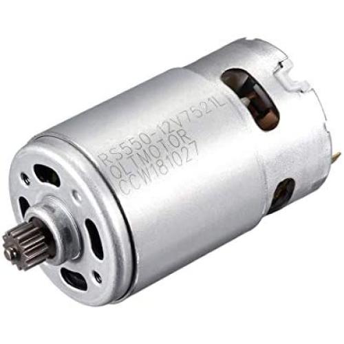 uxcell DC 12V 22000RPM Electric Gear Motor 12 Teeth for Various Cordless Screwdriver