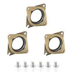 Houkr NEMA 17 Stepper Steel Motor Damper and Rubber Vibration Damper with M3 Screw for Creality CR-10, 10S 3D Printer, CNC Router (3 Pack)
