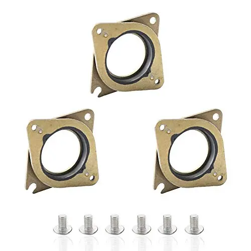 Houkr NEMA 17 Stepper Steel Motor Damper and Rubber Vibration Damper with M3 Screw for Creality CR-10, 10S 3D Printer, CNC Router (3 Pack)