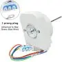 WR60X21887 Refrigerator Evaporator Fan Motor for G.E R-Series X-Series Replace WR60X24645 WR60X10240 PS11721928 WR60X10137 by Fetechmate