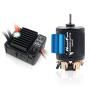 Hobby Fans 540 45T 4 Poles Brushed Motor and WP-1060-RTR 60A Waterproof Brushed ESC Electronic Speed Controller with 5V/2A BEC for Axial RC4WD Cross HPI Mist GMADE D90 D110 TF2 SCX10
