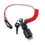 175974 Ignition Switch and Key Assembly with Lanyard, Fits for OMC Johnson Evinrude 40-200HP Outboard Motor | OE Replacement 5005801 357868