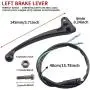 CNCMOTOK Left Brake Lever fit for GY6 50cc 125cc 150cc 139QMB 157Q Roketa Jonway Taotao Chinese Scooter Moped Parts