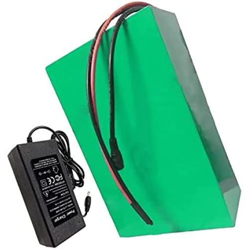 Jieoto 48V 15Ah E-Bike Lithium Battery 18650 13S 5P Battery Pack for 1000W 750W 500W 350W 250W 200W Motor for Electric Tricycles, Electric Scooters Electric Motorcycles with Charger