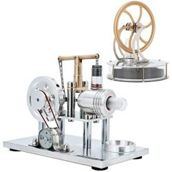 DjuiinoStar Most Classical Stirling Engine DLTD-303 and Luxury Hot Air Stiring Engine DHA-BG-405 Bundle