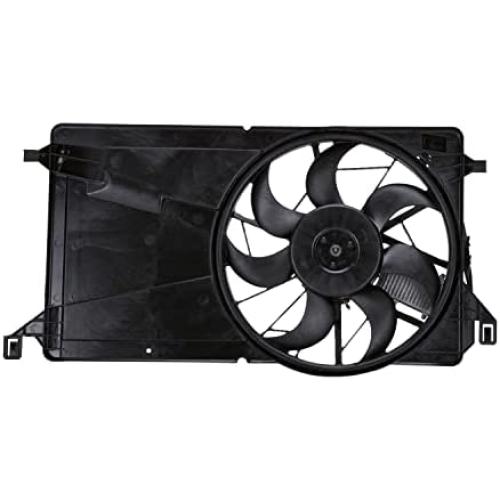 TYC 621270 Cooling Fan Assembly Compatible with 2004-2009 Mazda Mazda3, Black