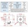 BEMONOC 60KTYZ AC Motor Low Speed 10 RPM 14W 220V 50HZ/60HZ AC Synchronous Motor CW/CCW
