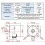 BEMONOC 60KTYZ AC Motor Low Speed 10 RPM 14W 220V 50HZ/60HZ AC Synchronous Motor CW/CCW