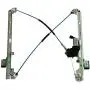 LOSTAR Front Right Passenger Side Window Regulator w/ Motor for Chevy Silverado GMC 741-645 15095844