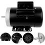 1.5HP Electric Motor 3450RPM Reversible Single Phase 56C Frame General Purpose Motor for Agricultural Machinery General Equipment 5/8