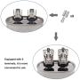 weideer 5 uF ±6% MFD 370/440 VAC CBB65 Oval Run Start Capacitor for Cool or Heat Pump Air Conditione or AC Motor Run and Fan Start,with terminals