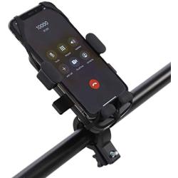 VVillmatti Universal Bike Phone Mount Motorcycle Cradle Clip 360° Rotatable Anti-Shake and Stable Base Clip for Any Smartphones GPS Between 4.7 and 6.5 inches