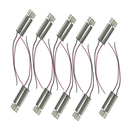 （ Pack of 10) 6mmx12mm DC Vibration Motor 3V 13000RPM Powerful Small Motor Micro DIY Vibration Motor