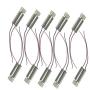 （ Pack of 10) 6mmx12mm DC Vibration Motor 3V 13000RPM Powerful Small Motor Micro DIY Vibration Motor