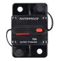 50 Amp Waterproof Circuit Breaker,with Manual Reset,12V-48V DC, for Car Marine Trolling Motors Boat ATV Manual Power Protect for Audio System Fuse