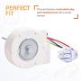 Canamax Premium WR60X10185 Refrigerator Evaporator Fan Motor - Compatible with GE & Hotpoint Refrigerators - Replaces AP3875639, 1170107, WR60X10185, 197D2039P008, WR23X10346, WR23X10350, WR23X10353