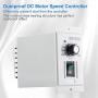 DC Motor Speed Controller AC 110V Input DC 24V-90V Output Motor Speed Controller Switch Electric Speed Regulator for Permanent Magnet DC Motor 400W DC-51